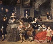 MAZO, Juan Bautista Martinez del The Artist-s family France oil painting reproduction